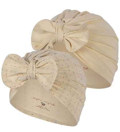 Konges Sløjd Beanie - 2-Pack - Bambi Bunnet - Fat De Fleur/Seedp