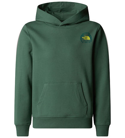 The North Face Hoodie - Grafisch ontspannen - Duck Green m. Neon The North Face Hoodie - Grafisch ontspannen - Duck Green m. Neon