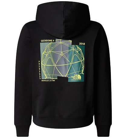 The North Face Hoodie - Graphic Relaxed - Black/Neon Yellow