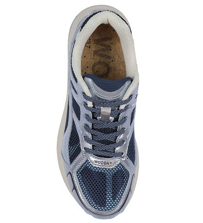 Woden Skor - Josefine - Ice Blue/Dark Marinblå