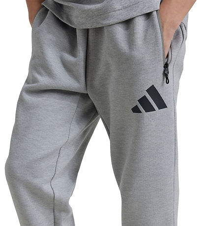 adidas Performance Trousers - Z.N.E. - Grey Melange w. Black