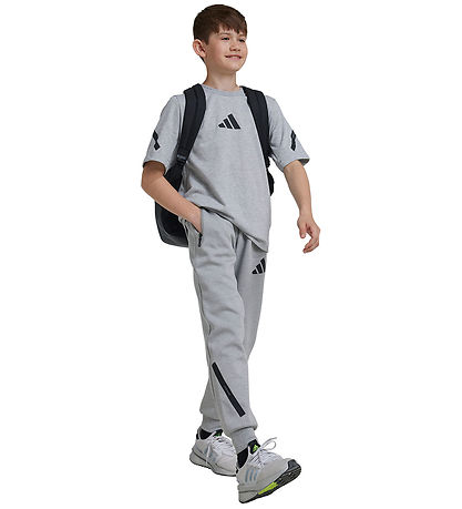 adidas Performance Trousers - Z.N.E. - Grey Melange w. Black