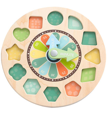 Kinder and Kids Spielzeug - Holzclock - Sortieruhr