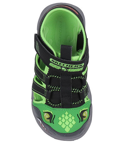 Skechers Sandals w. Light - Thermo-Splash - Hydro-Flare - Black/