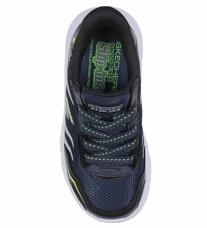 Skechers Shoes w. Light - Meteor Light - Brisk Beams - Navy/Blac