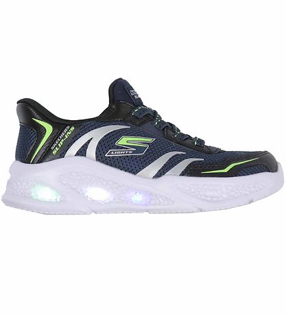 Skechers Shoes w. Light - Meteor Light - Brisk Beams - Navy/Blac