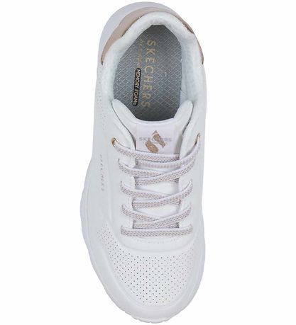 Skechers Shoes - Uno Lite-Metallic Mode - White