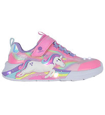 Skechers Shoes w. Light - Unicorn Chaser - Pink/Multi Skechers Shoes w. Light - Unicorn Chaser - Pink/Multi