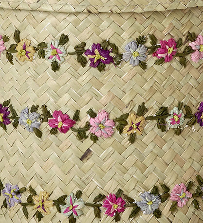 Rice Oppbevaringskurv - Raffia - Large - Flower Vinstokker - 20x Rice Oppbevaringskurv - Raffia - Large - Flower Vinstokker - 20x