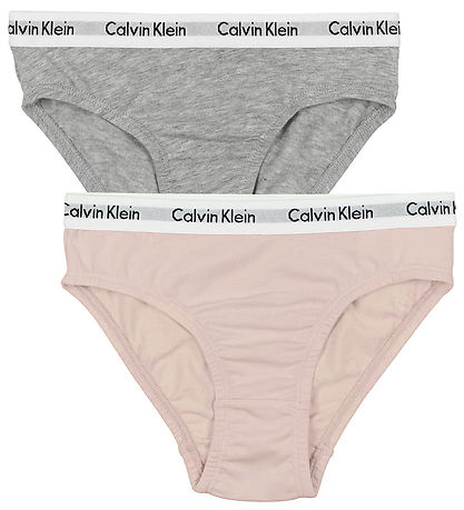 Calvin Klein Slips - 2er-Pack - Shorty - Silberpfingstrose/Grauh
