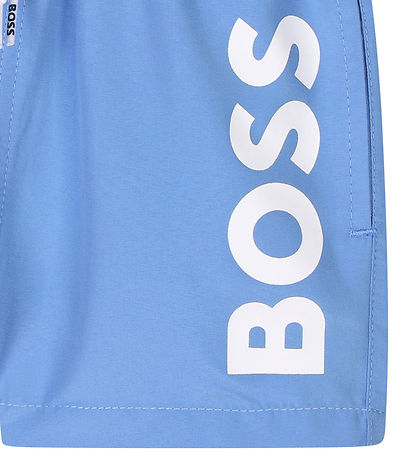 BOSS Swim Shorts - Blue w. White