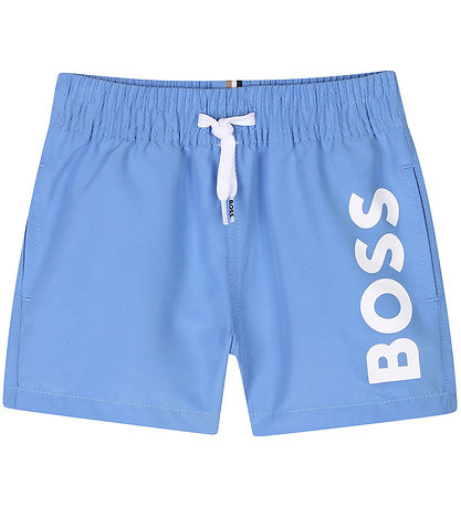 BOSS Swim Shorts - Blue w. White