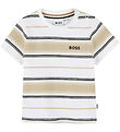 BOSS T-shirt - Stone/Off White BOSS T-shirt - Stone/Off White