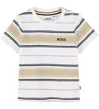 BOSS T-shirt - Stone/Off White BOSS T-shirt - Stone/Off White