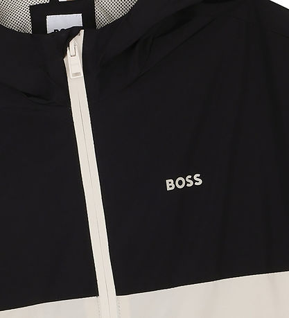 BOSS Lightweight Jacket - Black/Beige