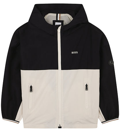 BOSS Lightweight Jacket - Black/Beige