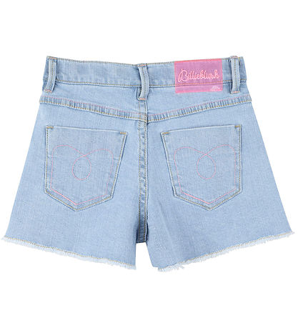 Billieblush Shorts - Denim - Double Stone/Bleach m. Paljetter