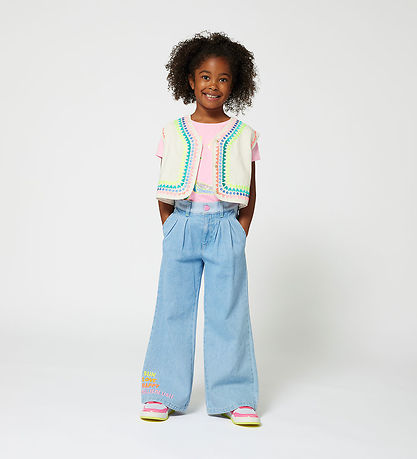 Billieblush Väst - Ivory m. Neon