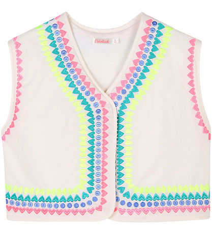 Billieblush Väst - Ivory m. Neon