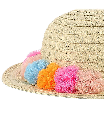 Chapeau de Soleil Billieblush - Naturel av. Tulle