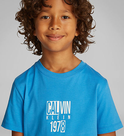 Calvin Klein T-Shirt - Gutes Niveau - Faszinierend Blue