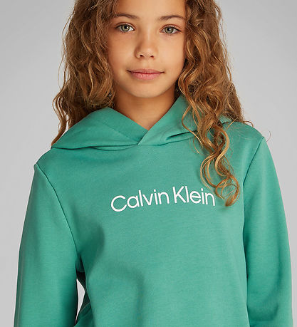 Calvin Klein Hettupeysa - Inst. Lógó - Bahamaeyjar Green