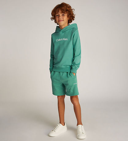 Calvin Klein Hettupeysa - Inst. Lógó - Bahamaeyjar Green