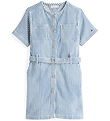 Tommy Hilfiger Dress - Striped Denim - Blue/White