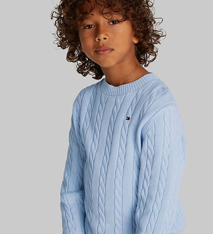 Tommy Hilfiger Blouse - Knitted - Cable - Breezy Blue