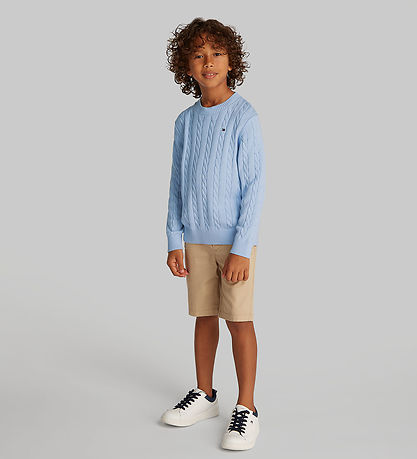 Tommy Hilfiger Blouse - Knitted - Cable - Breezy Blue