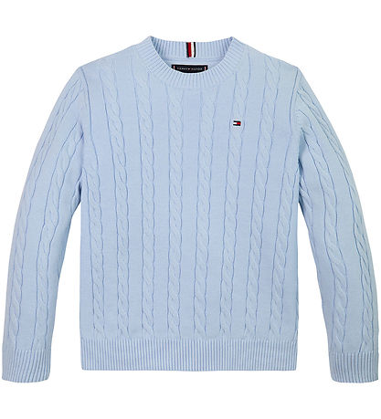 Tommy Hilfiger Blouse - Knitted - Cable - Breezy Blue