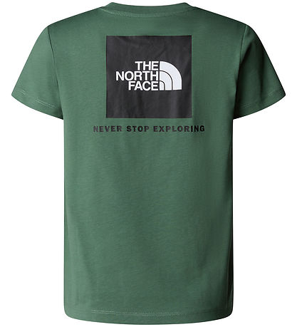 The North Face T-shirt - Box - Duck Green w. Print The North Face T-shirt - Box - Duck Green w. Print