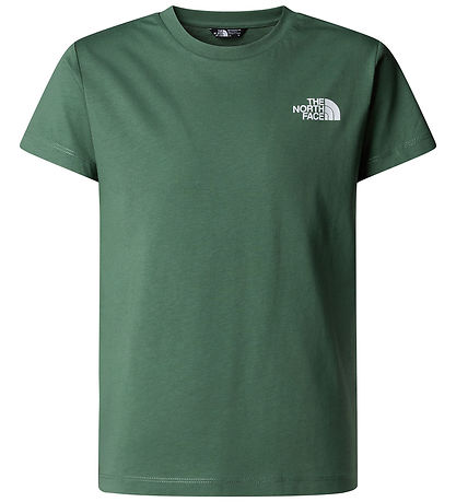 The North Face T-shirt - Box - Duck Green w. Print The North Face T-shirt - Box - Duck Green w. Print