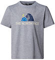 The North Face T-shirt - Kid Graphic - Grey Melange w. Print The North Face T-shirt - Kid Graphic - Grey Melange w. Print