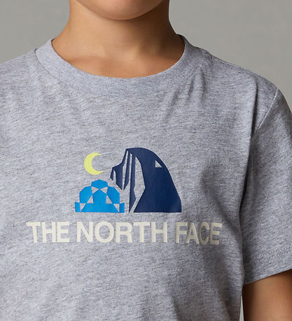 The North Face T-shirt - Kid Graphic - Grey Melange w. Print