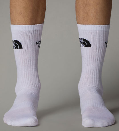 The North Face Socks - 3-Pack - White The North Face Socks - 3-Pack - White