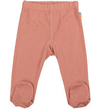 Joha Leggings w. Feet - Wool - Salmon Joha Leggings w. Feet - Wool - Salmon