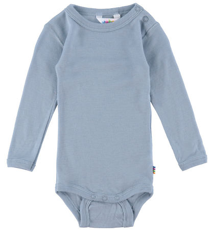 Joha Bodysuit L/æ - Wool - Dusty Blue