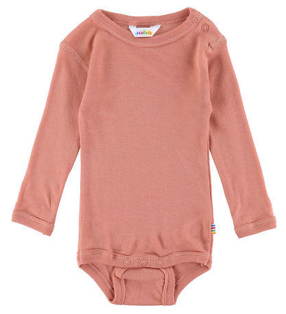 Joha Bodysuit L/æ - Wool - Salmon