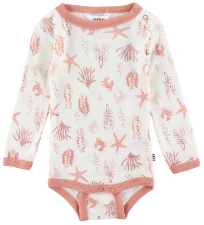 Joha Bodysuit L/æ - Wool - Pink w. Print