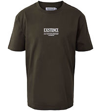 Hound T-shirt - Army Green w. Print Hound T-shirt - Army Green w. Print