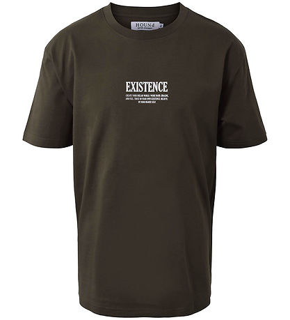 T-Shirt Hound - Vert Militaire av. Imprimé T-Shirt Hound - Vert Militaire av. Imprimé