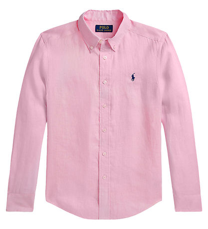 Polo Ralph Lauren 셔츠 - 리넨 - 핑크
