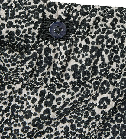 Name It Trousers - NmfSimone - Black w. Leopard Name It Trousers - NmfSimone - Black w. Leopard