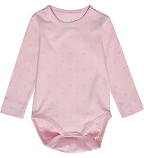Hummel Bodysuit L/æ - hmlBeesy - Pink-A-Boo w. Logo Hummel Bodysuit L/æ - hmlBeesy - Pink-A-Boo w. Logo