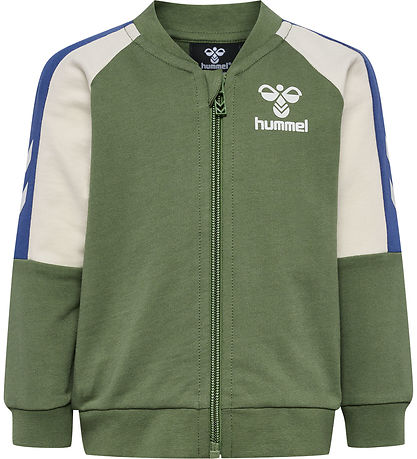 Hummel Cardigan - hmlSkylan - Olivine w. Logo