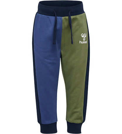 Hummel Sweatpants - hmlAssym - Black Iris w. Logo