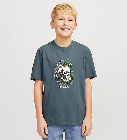 Jack & Jones T-shirt - Joranatomy - Stormy Weather Jack & Jones T-shirt - Joranatomy - Stormy Weather