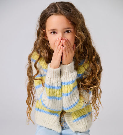 Kids Only Cardigan - Knitted - KogNordic - Birch/OPEN Air - LIMA