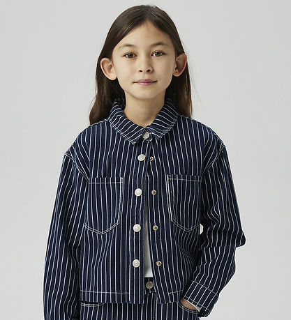 Name It Denim Jacket - NkfZoe - Navy Blazer Stripes